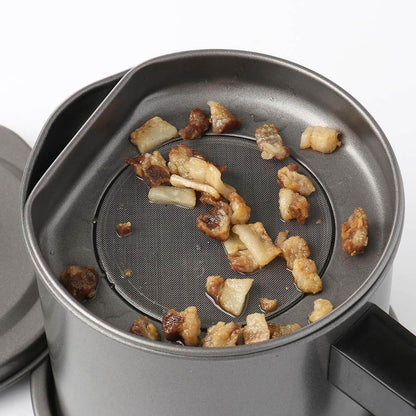 Oil Container with Strainer - Stainless Steel - CRIMARA