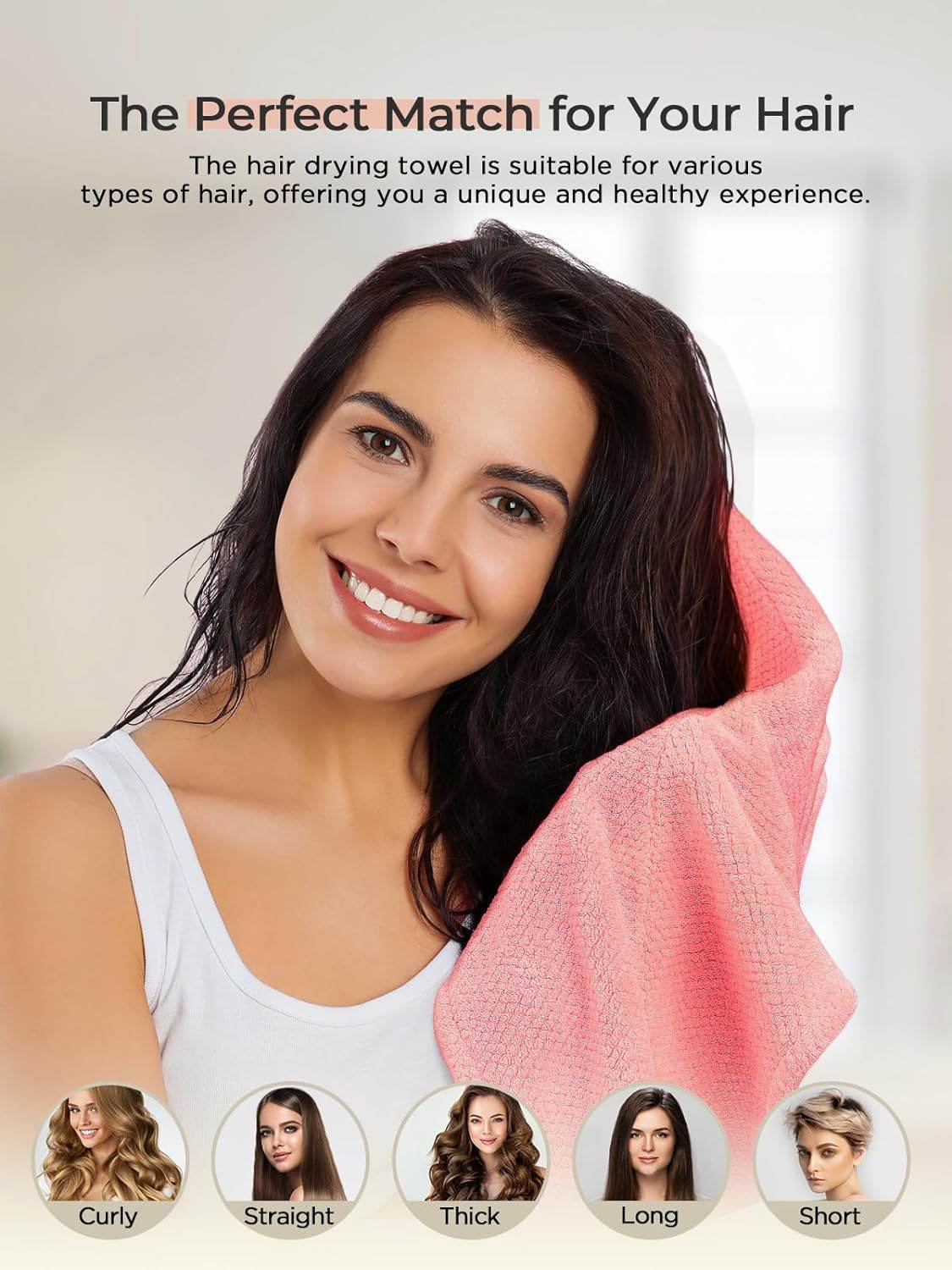 Twist Hair Towel - Microfiber Hair Towel - CRIMARA