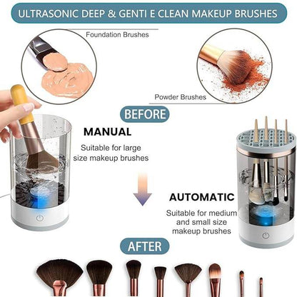 3-in-1 Electric Makeup Brush Cleaner & Dryer Stand - CRIMARA