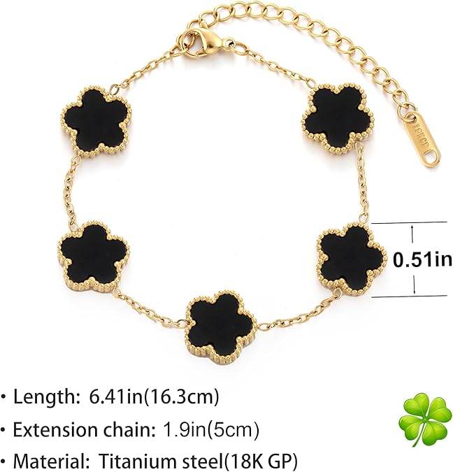 Four Leaf Clover Bracelet - CRIMARA