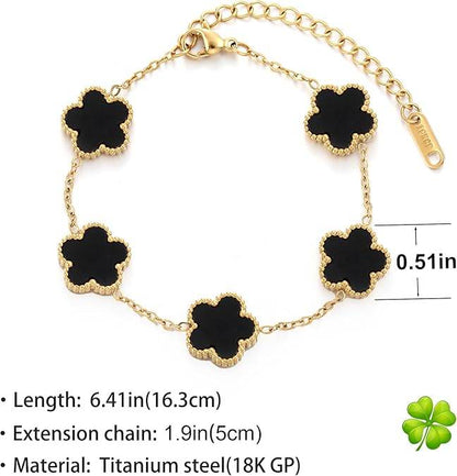Four Leaf Clover Bracelet - CRIMARA