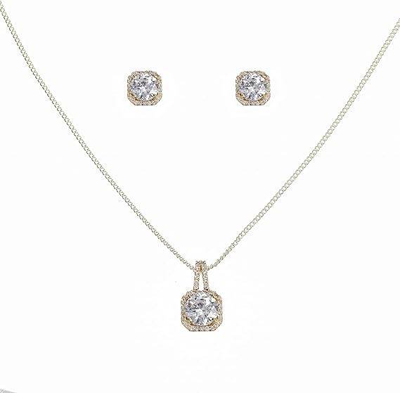 Solitaire Pendant Set - CRIMARA