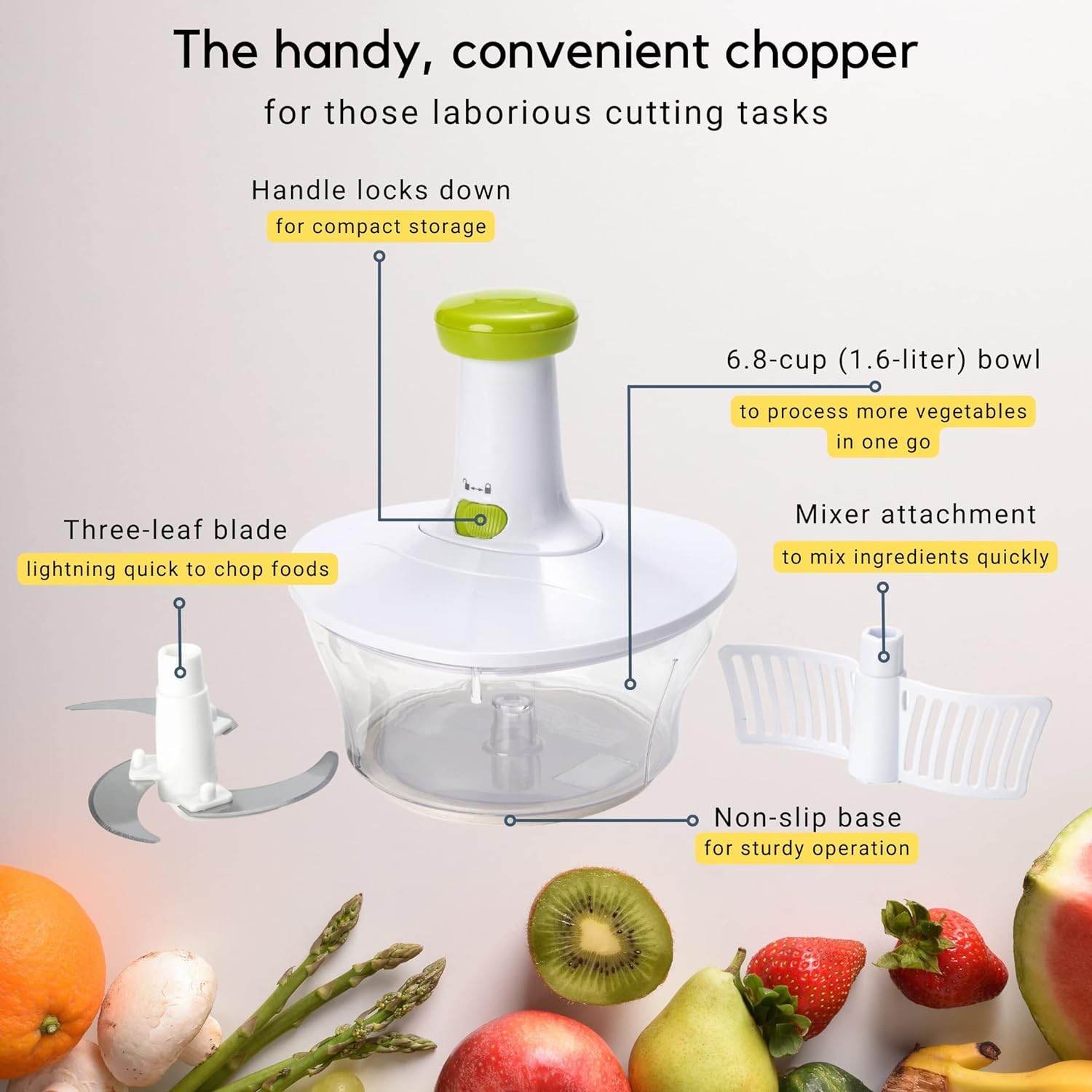 Hand Chopper Vegetable Cutter - CRIMARA