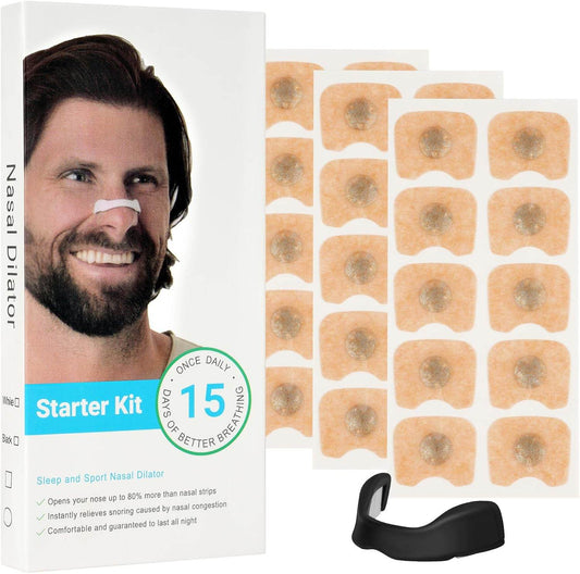 Nasal Breathing Dilator Set – Anti Snoring Device with Magnetic Nose Patches – Improves Sleep & Reduces Nasal Congestion - CRIMARA