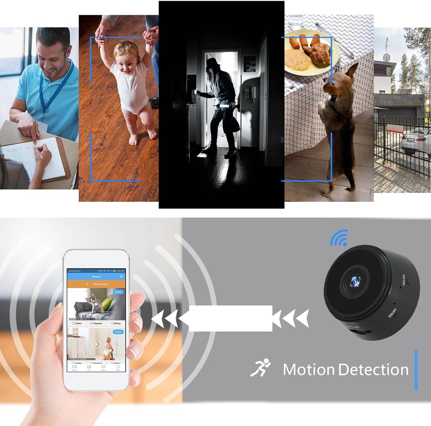 A9 Mini Camera WiFi 1080P HD IP Camera - CRIMARA