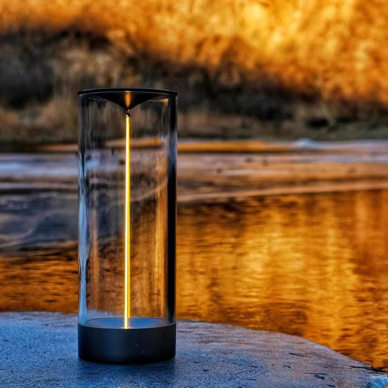 Minimalist Cordless LED Desk Lamp – Rechargeable & Dimmable Night Light - CRIMARA