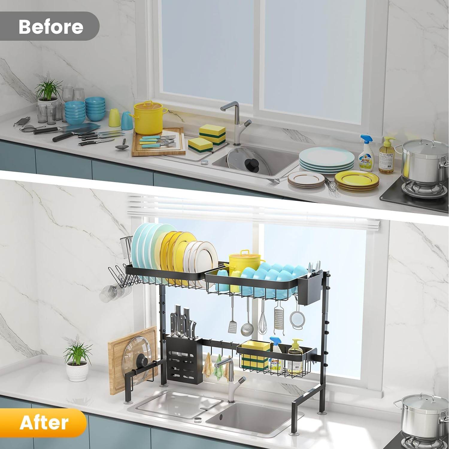 Dish Drying Rack - Over The Sink Rack - CRIMARA
