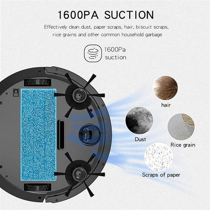 Smart Vacuum Cleaner 1200mah Labor Saving Rechargeable Home Cleaning Appliance - CRIMARA