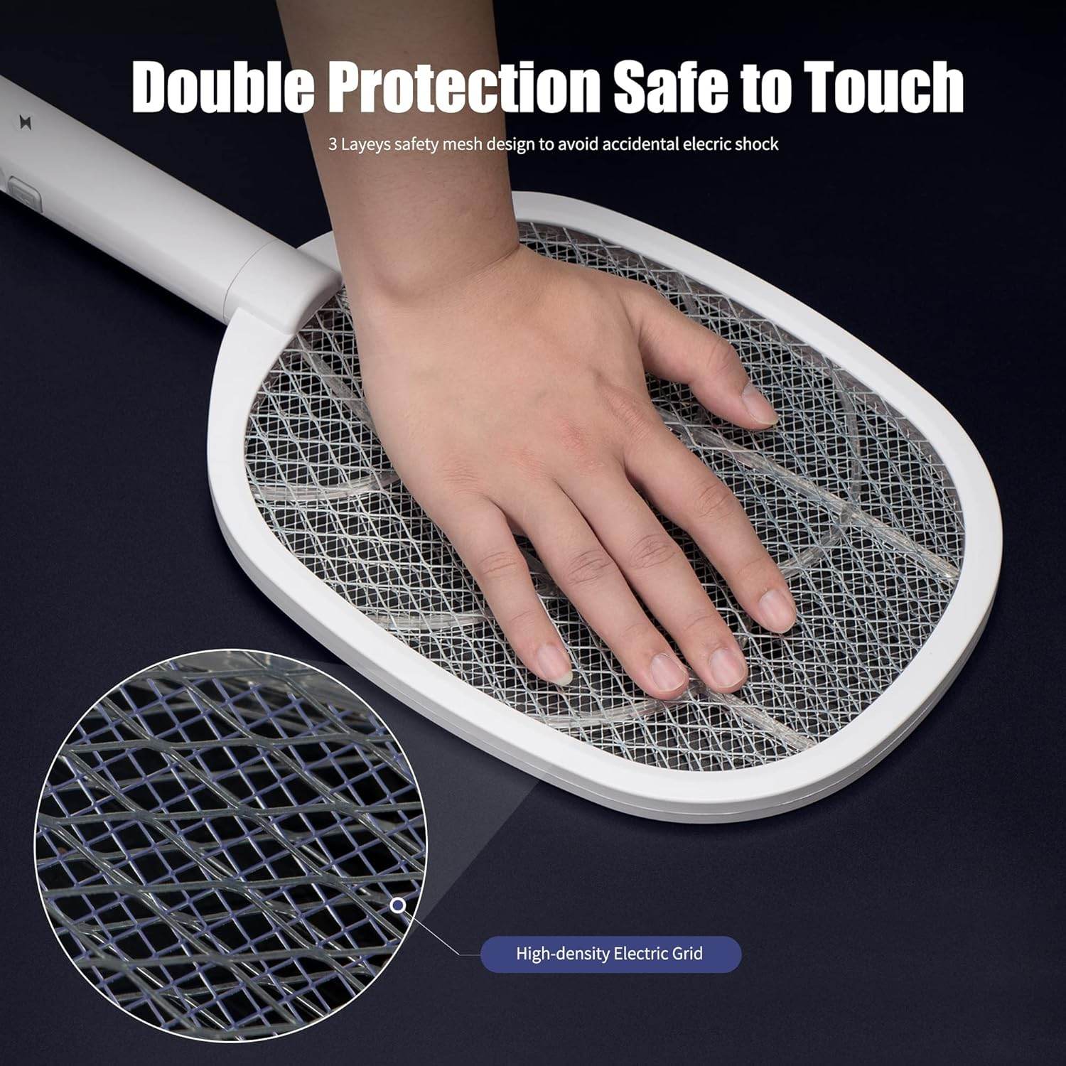 2-in-1 Electric Bug Zapper Racket - CRIMARA