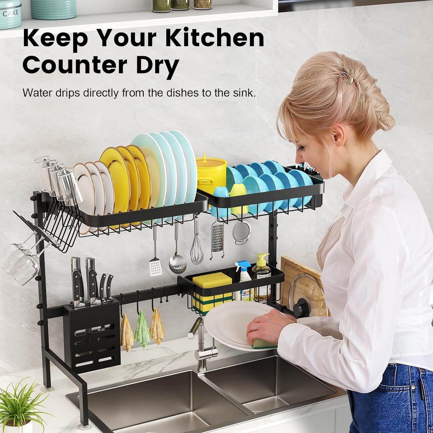 Dish Drying Rack - Over The Sink Rack - CRIMARA