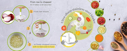 Hand Chopper Vegetable Cutter - CRIMARA