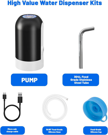 Automatic water dispenser with food-grade silicone hose