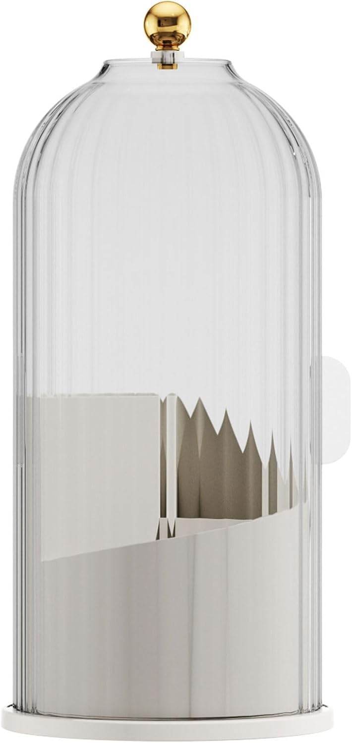 Easy to clean dustproof makeup brush container with lid