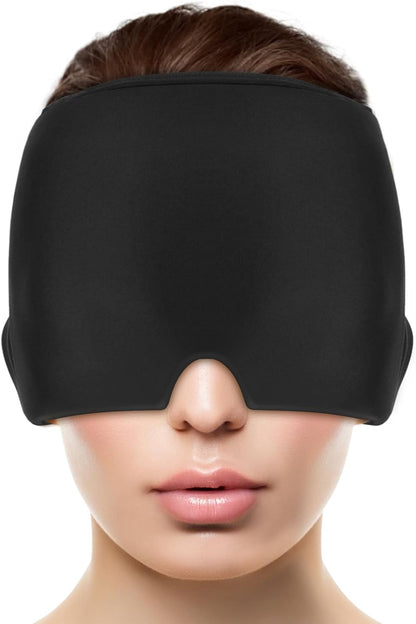 Headache Relief Cap – Hot & Cold Gel Ice Head Wrap for Migraine, Stress, Tension & Sinus Relief | 360° Cooling Therapy Hat for Men & Women - Trendhub Pakistan