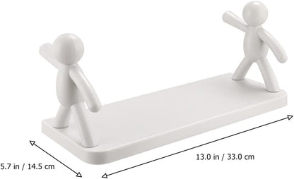 Kitchen spice organizer adhesive wall shelf – space-saving design
