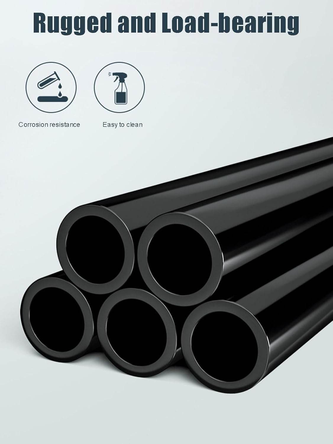 Tall space-saving shoe storage cabinet with 8 hooks for coats and bags