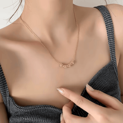 Retro Magnetic Folding Heart - Shaped Four - Leaf Clover Pendant - CRIMARA