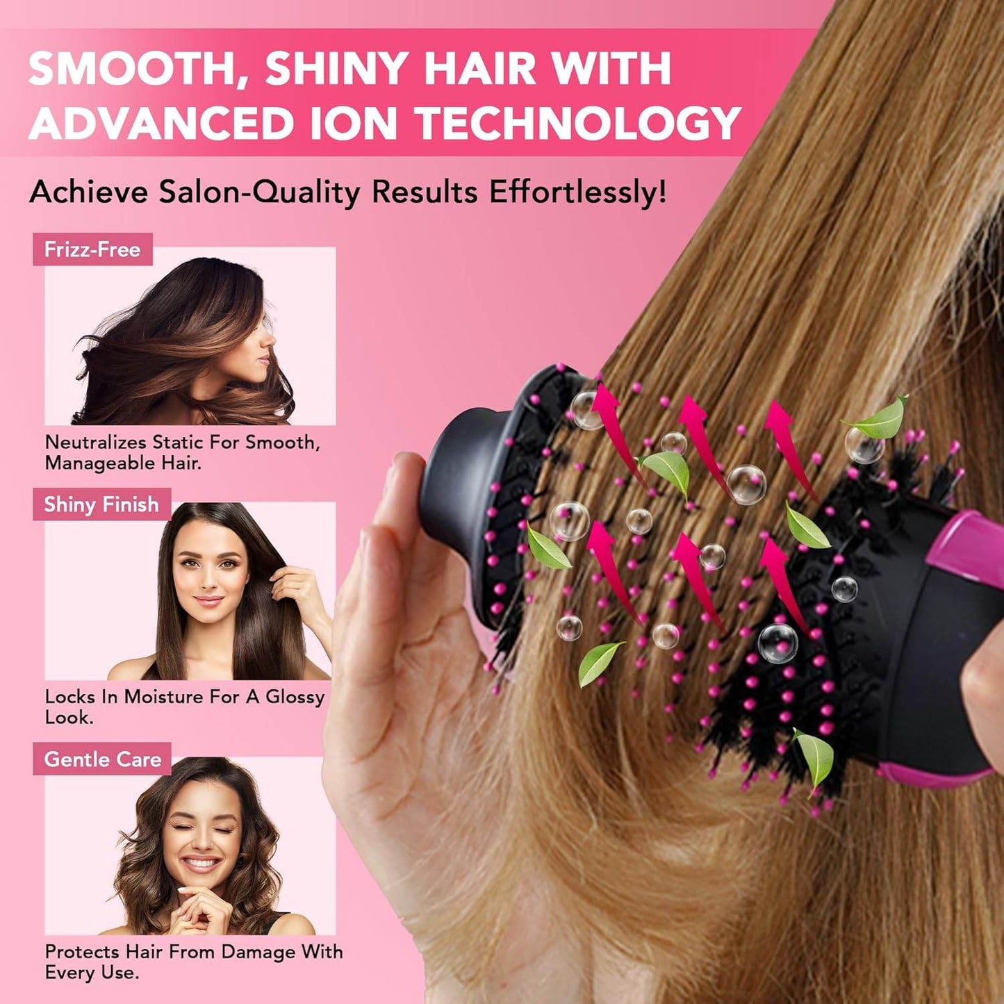 Professional Salon-Grade Blowout Brush for All Hair Types