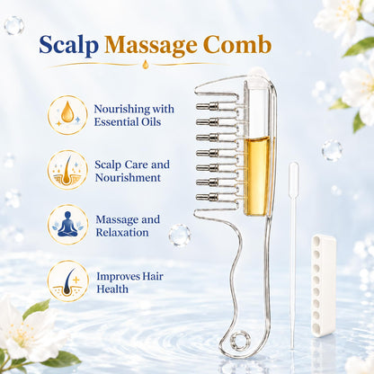 Rollerball scalp serum applicator