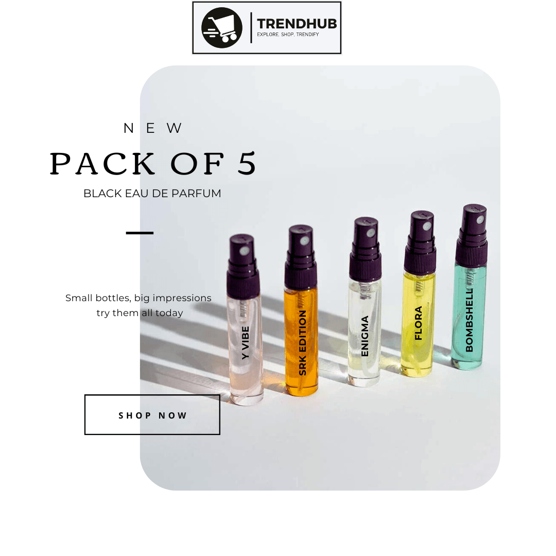 Luxury Perfume Tester Pack - 5 Scents - CRIMARA