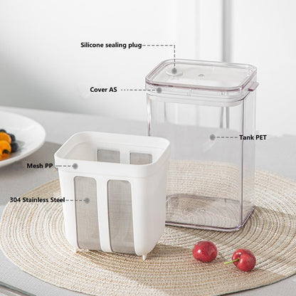 cheese strainer with stainless steel mesh