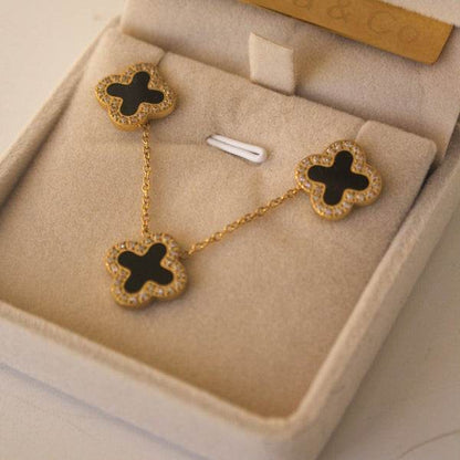 Midnight Clover Necklace Set - CRIMARA