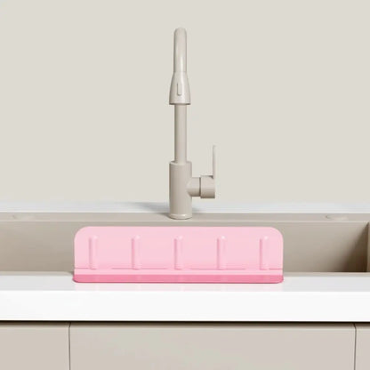 kitchen sink splash guard preventing water splashes