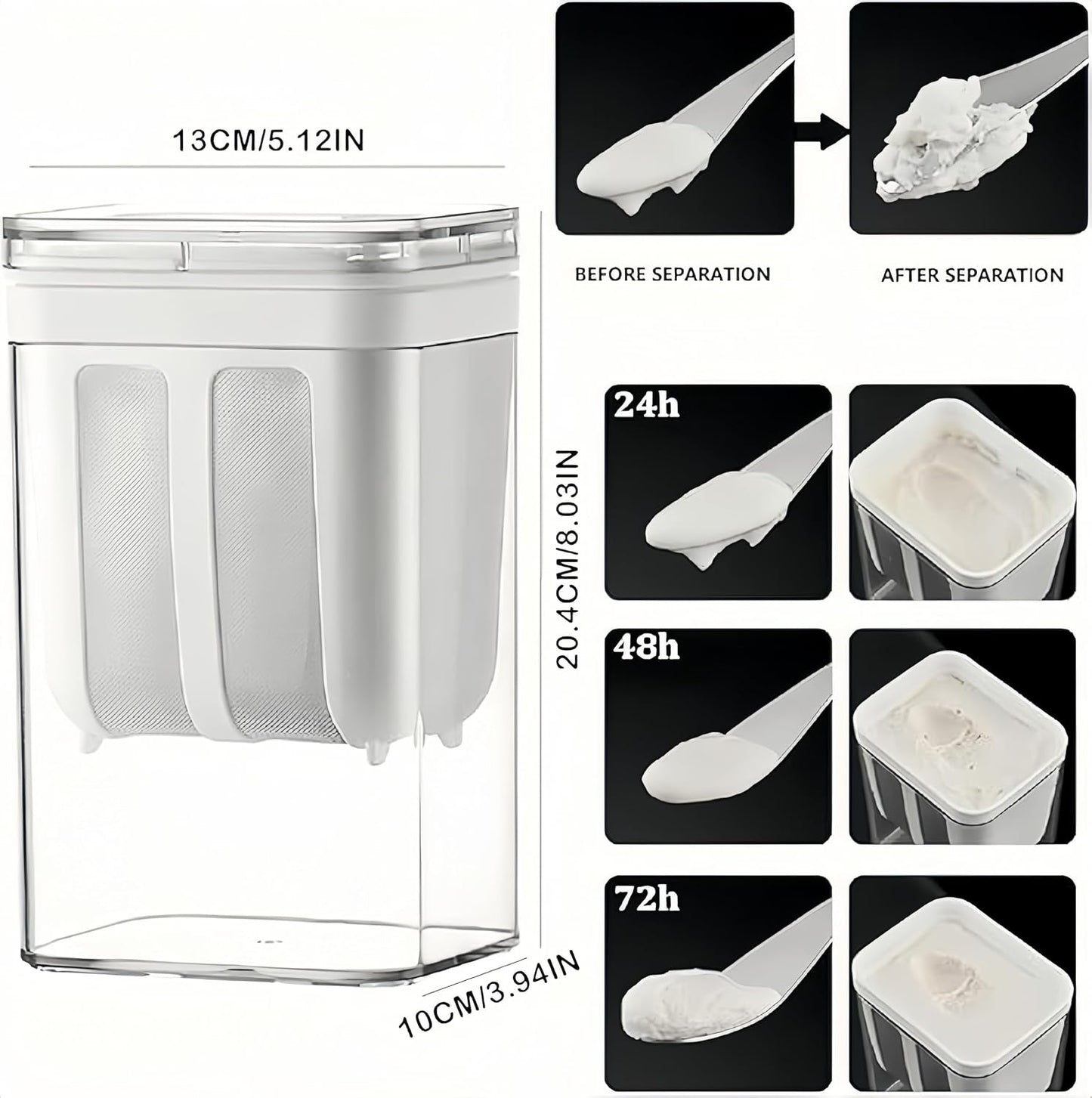 reusable yogurt strainer for homemade yogurt