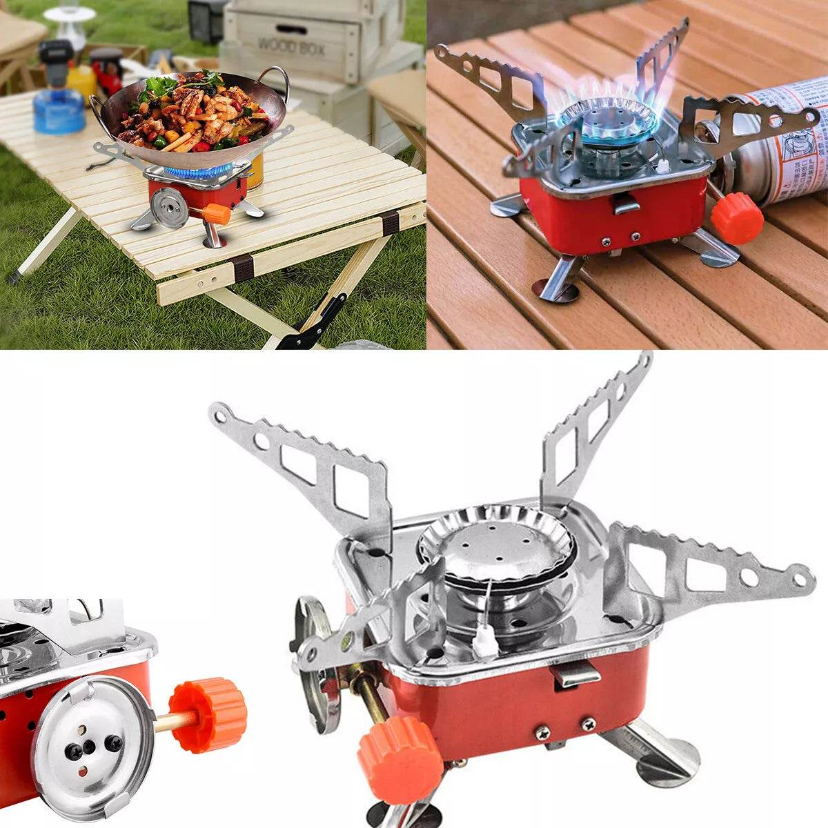 Portable Mini Gas Stove - Camping, Hicking, Picnic, Bar B Q - CRIMARA