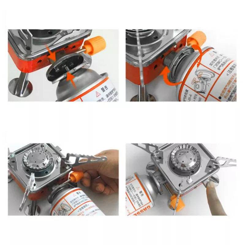 Portable Mini Gas Stove - Camping, Hicking, Picnic, Bar B Q - CRIMARA