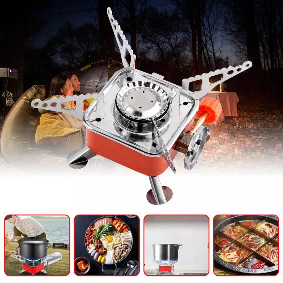 Portable Mini Gas Stove - Camping, Hicking, Picnic, Bar B Q - CRIMARA
